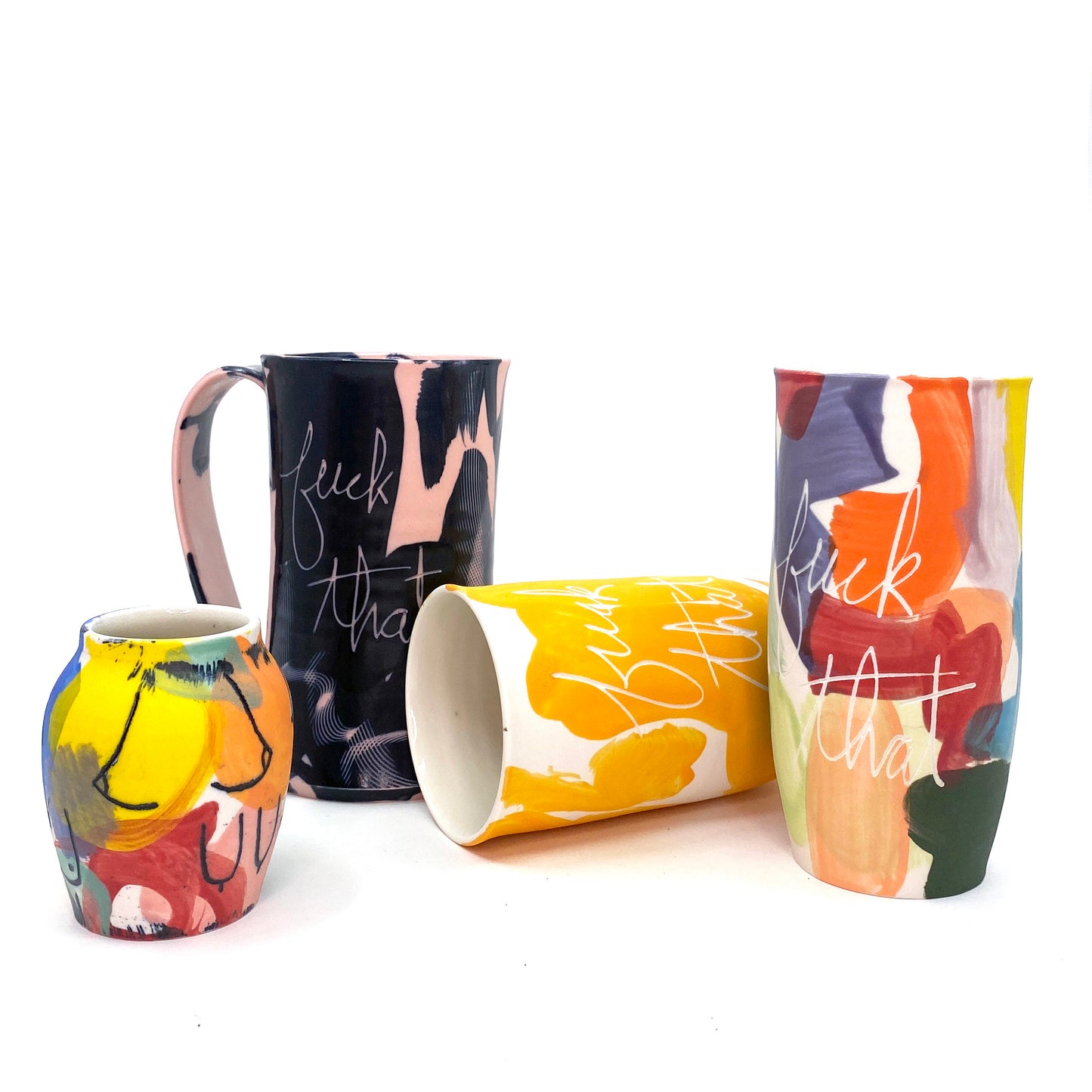 Lighten Up F That cup/vase B