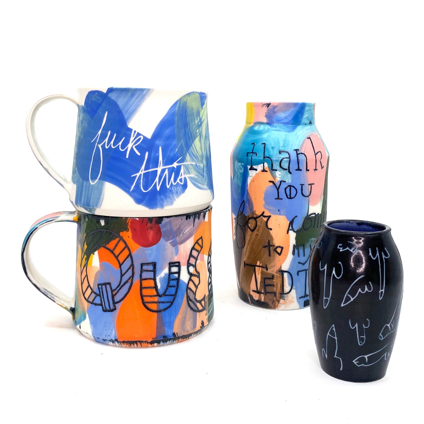 F This Mug Blue