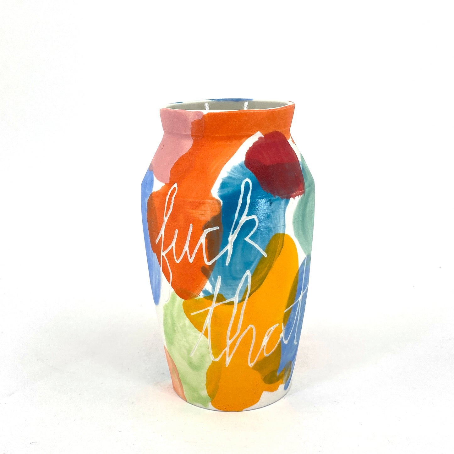 Fuck That Medium Vase - lighten up