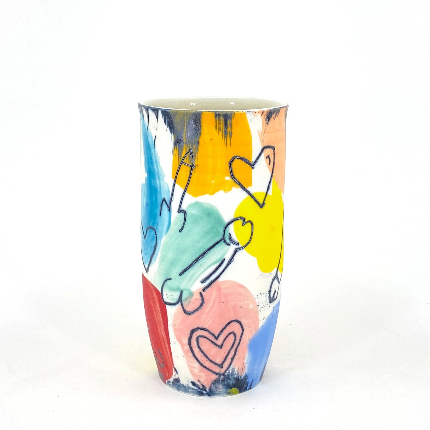 Hearts and Dicks cup/vase