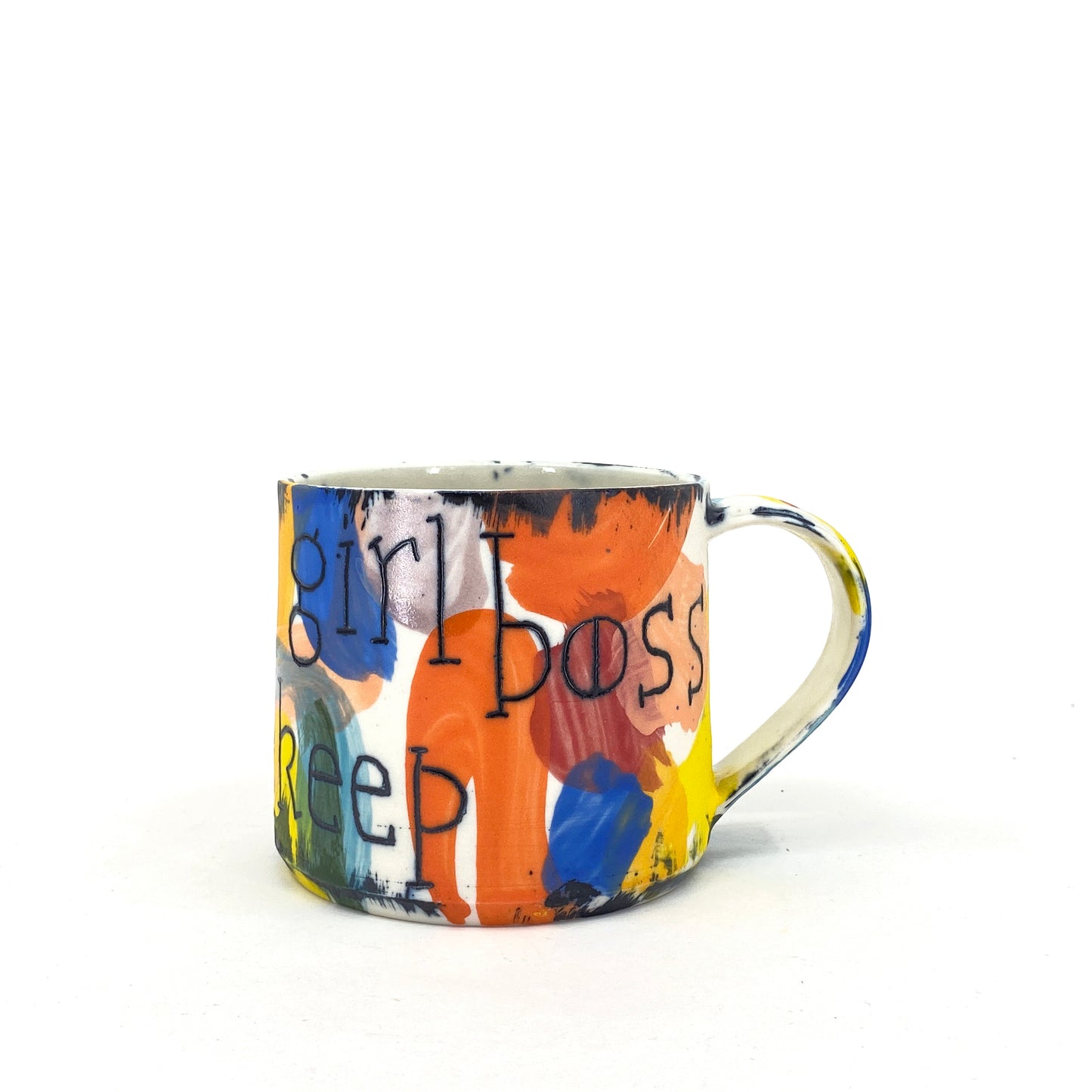 gaslight gatekeep girlboss mug