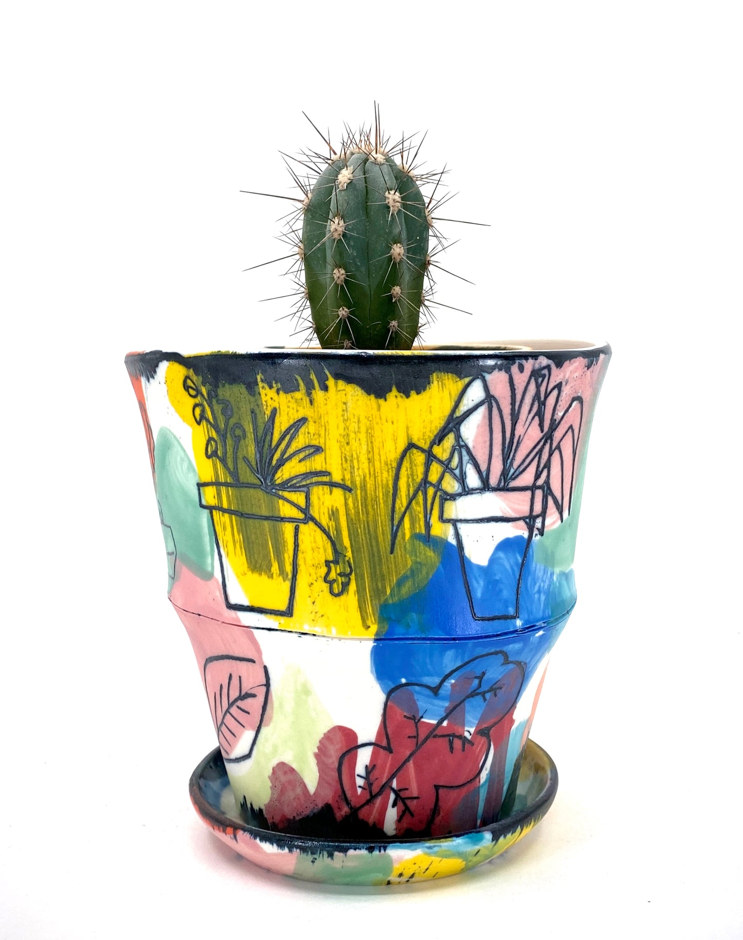 Planter with Plants