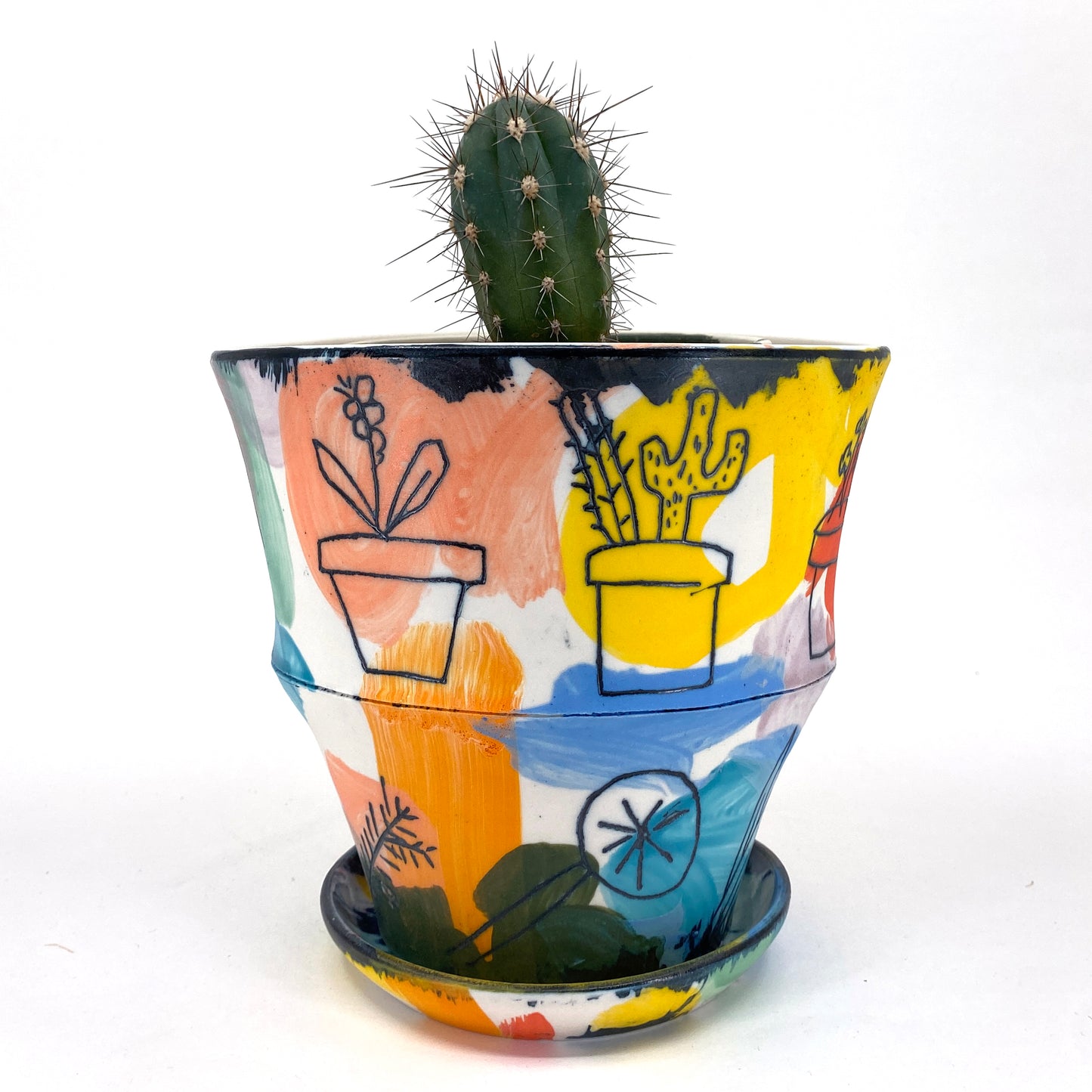 Planter with Plants