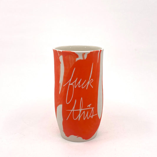 F This Cup/Vase Orange