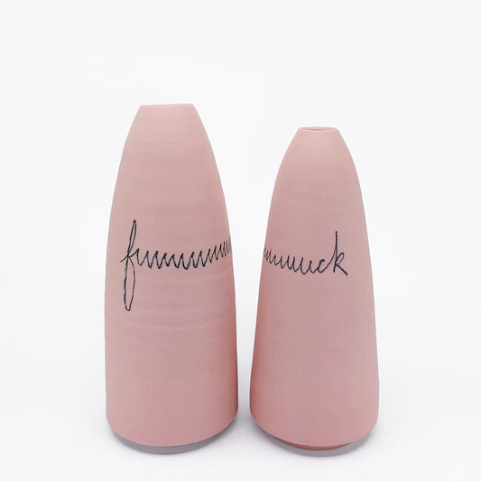 fuuuuck tall vase