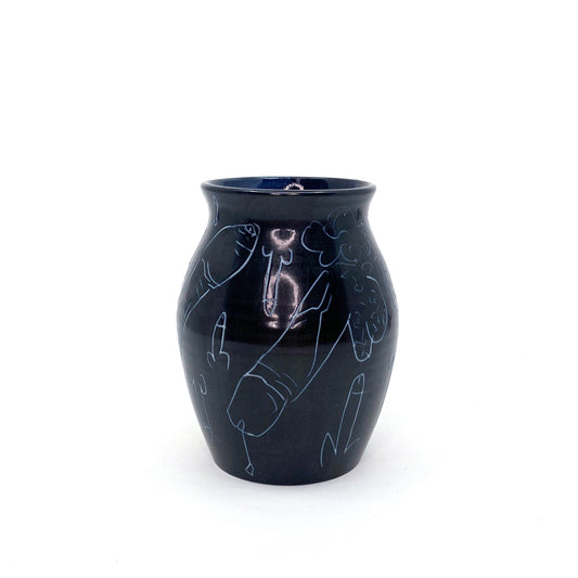BW Cocks Vase